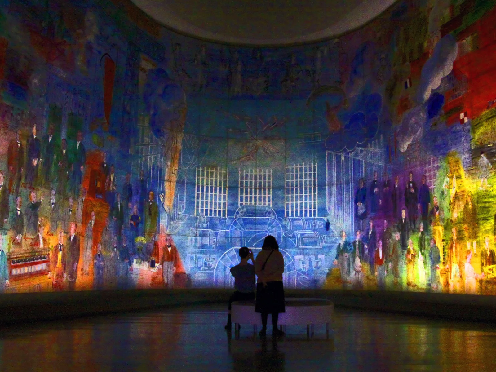 Raoul Dufy’s “La Fée électricité” in the Musée d’Art Moderne de Paris.