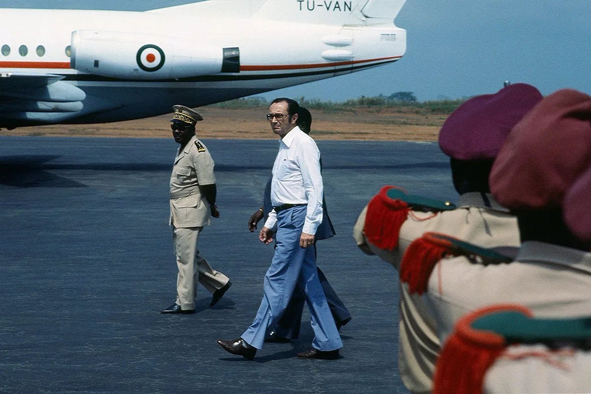 Bundesrat Pierre Aubert besuchte 1979 auch die Côte d'Ivoire.